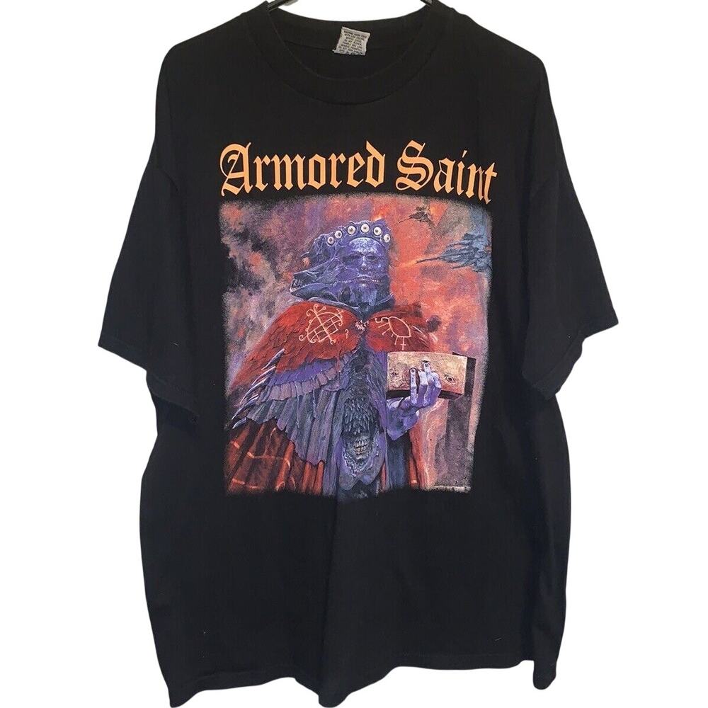 Vintage Armored Saint Revelation Tour 2000 Heavy Metal XL T-Shirt Cygnus